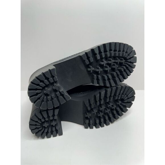 AQUA Ankle Boots Womens Size 6.5 Black Puff Booties Pull On NEW - Picture 9 of 9